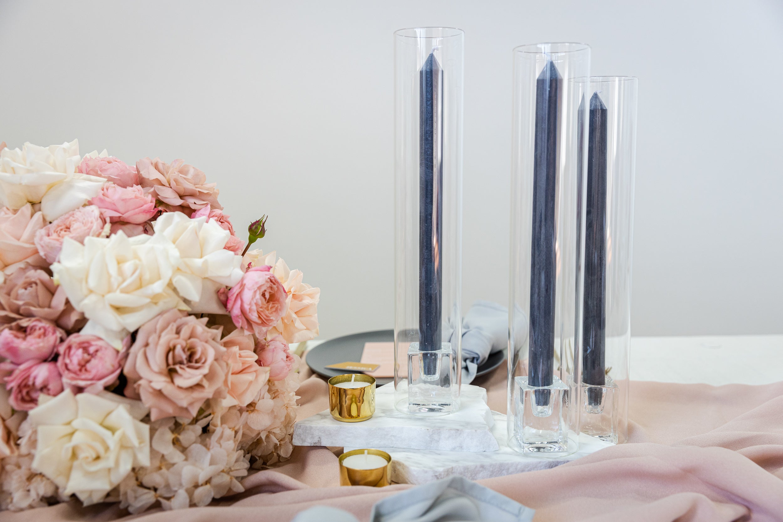 Cylinder Glass Candle Sleeve (6.5cm x 35cm)